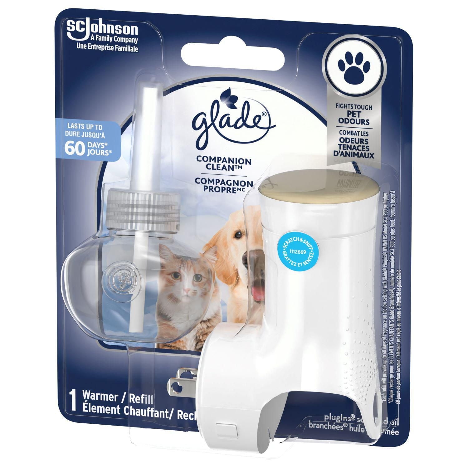 Glade PET Plugins® Air Freshener Oil, Companion Clean™