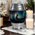 thumbnail image 6 of MUKTIVE Teddy Bear Handmade Cremation Urns for Human Ashes Large - Blue Funeral Urn for Adult Human Ashes - Burial Cremains Containers - Decorative Memorial Gifts for Loss of Mom (10 Inch), 6 of 7