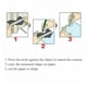 thumbnail image 5 of Medidor De Contorno Irregular, Medidor De Contorno, Herramienta De Medición De Carpintería De Plástico Abs Para El Hogar De Chapa Automotriz, 5 of 8