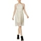 thumbnail image 1 of Vestido Ajustado y Acampanado Kensie Encaje Espalda Cruzada Mujer Blanco Roto Grande, 1 of 2