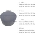 thumbnail image 3 of Ottoman Slipcover Round Ottoman Storage Cover, Ottoman Cover Stretch, Stool Folding Covers Furniture Protector Cover for Footrest Ottoman,M, 3 of 5