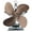 Brown, variant on Kojanyu 4-Blade Fireplace Blower Star Energy-Saving thermodynamic Fan, Heat Powered Stove Fan