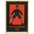 thumbnail image 3 of Karl Wiener 11x14 Black Modern Framed Museum Art Print Titled - The Revolutionary Michl (Around 1923), 3 of 5