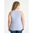 thumbnail image 3 of Terra & Sky Women’s Plus Ribbed Tank Top, Sizes 0X-5X, 3 of 5