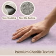 thumbnail image 6 of ODIKA 8'x10' Washable Area Rug Non-Shedding, Easy Care, Purple Gradient Pink Ombre Watercolor Blend Subtle Border for King Size Bedroom Under Bed, Master Suite, 6 of 7
