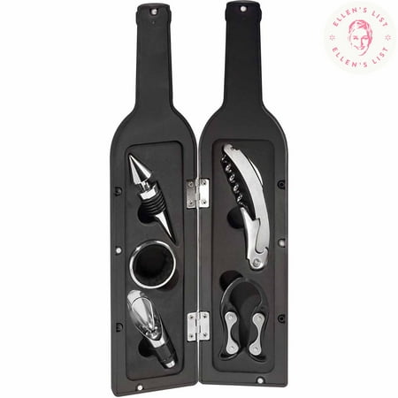 Ozeri 5-Piece Wine Bottle Corkscrew and Accessory Set