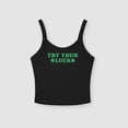 thumbnail image 2 of Try Your Luck St Patricks Day Martini Tank Top Shamrock Crop Tank, 2 of 4