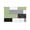 Green Gray Black, variant on Burnt Orange Black Grey Sun Shade Sail 6.5'x10' Rectangle Outdoor Shade Canopy, Modern Irregular Geometric Abstract Porch Shades Outdoor Sun Blocking Screen, Sunshade Cloth Covers for Patio/Deck
