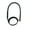 Black, variant on Silicone Soft Water Bottle Sling Carrier Strap Water Bottle Handle Holder Portable Water Bottle Strap Lanyard Attachment