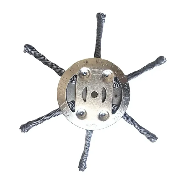 Cabezal de corte de césped de acero de 6 pulgadas, cortador de 3/6, desbrozadora, cuchilla de alambre para maleza para cabezal de corte de césped de jardín, cortadora de césped, herramienta eléctrica