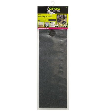 CROC grip™ Commercial High Grit XL Step Anti-Slip Tape, Black Tread 19.7 inches x 5.9 inches, Outdoor Weather Resistant, Safety for Stairs & (Best Hardwood For Stairs)