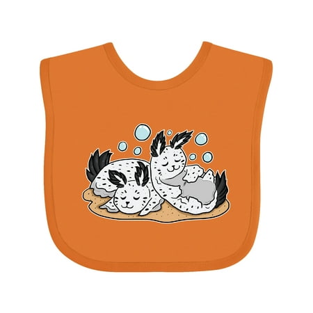 

Inktastic Sea Bunnies Napping Gift Baby Boy or Baby Girl Bib