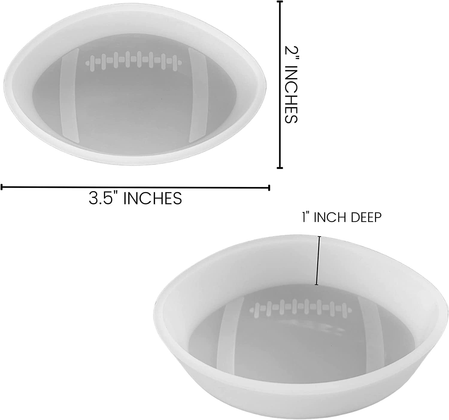 Fall Freshie 4 Pack Silicone Mold  Autumn Weather Fall Bonfires Football Halloween Thanksgiving  Crafter Supplies for Freshie, Soap, Resin, Candles