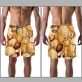 thumbnail image 3 of luoweisi Men's Beach Shorts Quick Dry Swim Trunks with Mesh Lining Shell S, 3 of 5