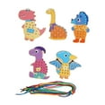 thumbnail image 2 of TISHITA Lacing Cards Gift for Boys Girls Wood Early Development Lacing Playing Games Style B, 2 of 8