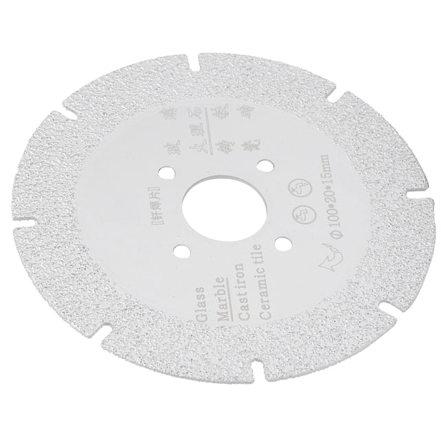 Muela de Diamante, Hoja de Sierra de Diamante Soldada Disco de Pulido de Diamante Herramientas de Hardware Probadas Profesionalmente
