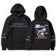 thumbnail image 2 of Moonsky Sudadera con capucha de moda para mujer de la cantante pop Dem/0n HUNTR/X con jersey corto, suave y cómoda, top de manga larga para uso informal en primavera, otoño e invierno. (Negro S), 2 of 5