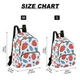 thumbnail image 2 of FORMRS Mini Backpack Purse for Women Quilted Travel Daypack Casual Shoulder Bag, Playful Strawberries, 2 of 7