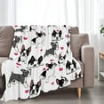 thumbnail image 2 of French Bulldog Blanket for Girls Boys Women Gifts for French Bulldog Lovers Cute French Bulldog Throw Blanket for Kids Adults Ultra Soft Cozy Fleece Blanket for Couch Sofa \u200bBed 50"x60", 2 of 6
