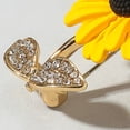 thumbnail image 7 of Hyasfey Women Brooch Sunflower Shape Rhinestone Decor Anti-slip Shoulder Bag Suit Coat Collar Hat Scarf Decoration Clothes Pin Party Prom Bride Wedding Garment Jewelry, 7 of 7