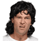 Costumes For All Occasions Black Halloween Mullet Costume Wig, for Adult