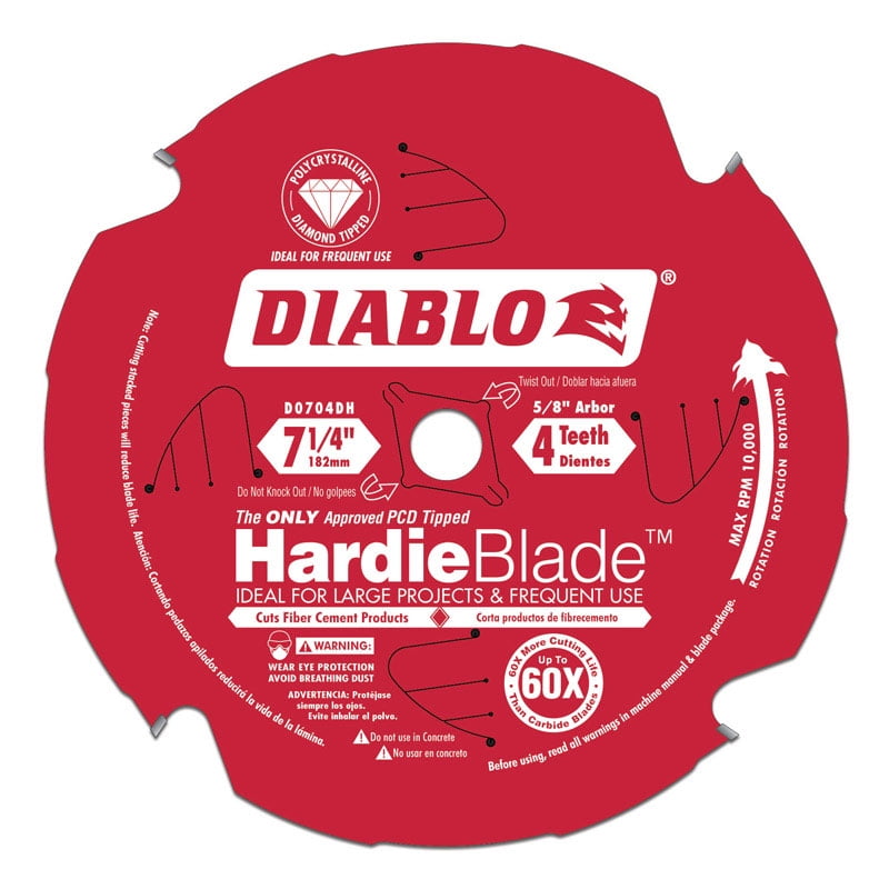 Photo 1 of Diablo D0704Dh 7-1/4-Inch Hardieblade Pcd Tipped Diablo Circular Saw