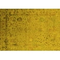 thumbnail image 1 of Ahgly Company Machine Washable Indoor Rectangle Oriental Yellow Industrial Area Rugs, 2' x 4', 1 of 4