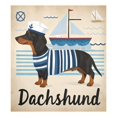 thumbnail image 3 of Dailycode Dishwasher Magnet Cover Magnetic Fridge Door Cover Home Kitchen Decor, Sailor Dachshund Dog, 23"x 26", 3 of 6