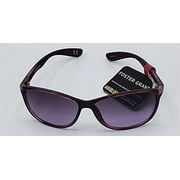 Foster Grant Women's MAXBLOCK Angelina Pink Purple Oval Sunglasses