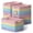 Rainbow, variant on Rainbow Woven Cotton Rope Storage Baskets 5 Pack Shelf Organizers
