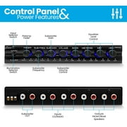 Lanzar 4 Band Parametric Equalizer with Subwoofer Gain Control