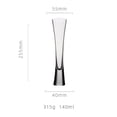 thumbnail image 2 of Copas de champán ultralargas de 5 oz, modernas y elegantes copas de vino espumoso de cristal sin plomo., 2 of 7