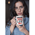 thumbnail image 2 of Funny English Teachers Get Lit Pun Quote Coffee & Tea Gift Mug for a Teacher (11oz), 2 of 3