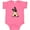 Hot Pink, variant on Inktastic Shepherd Puppy Boys or Girls Baby Bodysuit