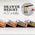 thumbnail image 4 of Kitchen Spice Drawer Organizer made with Acacia Wood, Space Saving 4 Tier Spice Drawer Inserts, 4 of 5