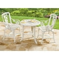 thumbnail image 2 of BrylaneHome 3 Piece Rose Bistro Set with Umbrella Hole, All Weather Bistro Table and Chairs Set of 2 for Garden Porch, 2 of 2