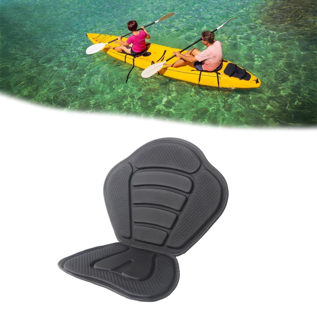 Canoes Seat Cushion Comfortable Fishing Seat Back Adjustable Padded Kayaks Seats for Rowboats Fishing Boats