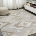thumbnail image 5 of JONATHAN Y SOUTH BEACH 8 x 10 Area Rug, Sumak Pile Neutral Diamond Kilim - Beige/Gray, SBH107A-8, 5 of 8