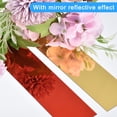 thumbnail image 5 of Uxcell 10Pack 2" x 7.9" Self Adhesive Acrylic Strip Mirror Wall Sticker Removable Decals, Gold, 5 of 6