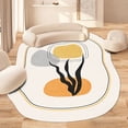 thumbnail image 1 of Luxury round large area carpet Decoration home bedroom carpet rugs for living room Irregular shape floor mats Lounge Rug My Lux Decor Round, 1 of 10