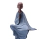 thumbnail image 3 of Pequeña estatua de monje Buda para mesa, figuras de oficina, colección de adornos para macetas Meditación, 3 of 5