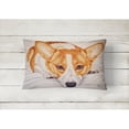 thumbnail image 2 of Carolines Treasures AMB1133PW1216 Fiona Corgi Fabric Decorative Pillow 12H x16W multicolor, 2 of 3