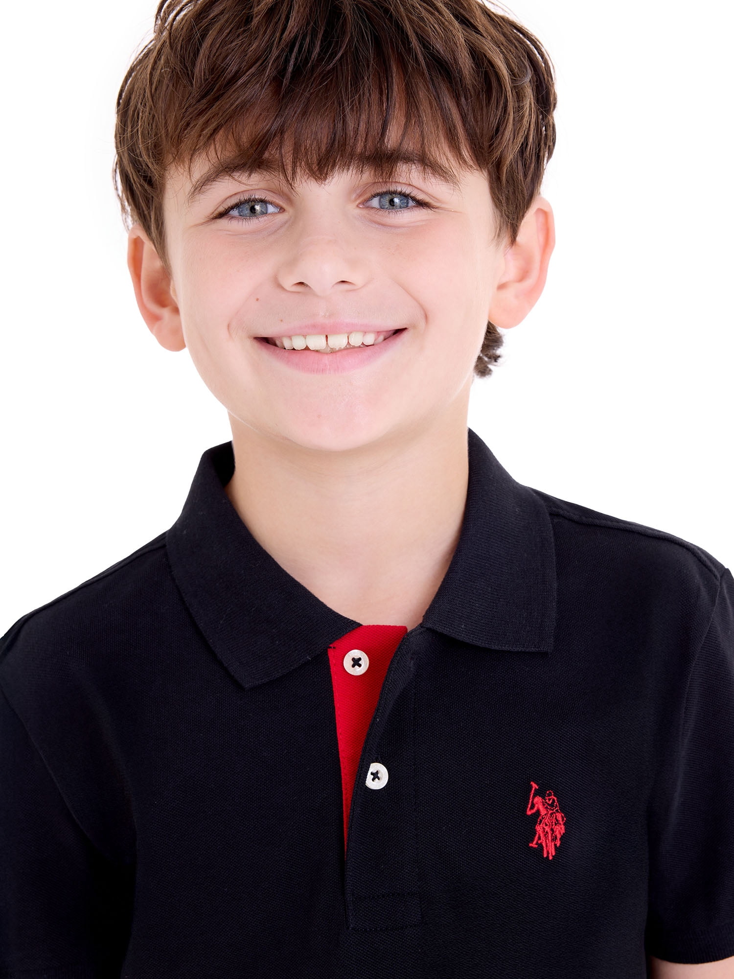 U.S. Polo Assn. Boys Pique Polo Shirt, Sizes 4-18
