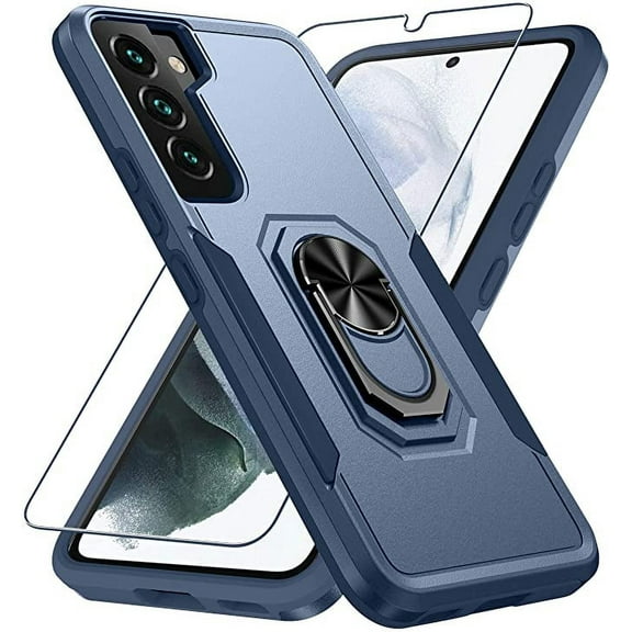 SamSung Galaxy S21FE mobile phone case, military grade shockproof cover pass, 15 foot drop test protective cover, with magnetic support and vehicle support（Robin）