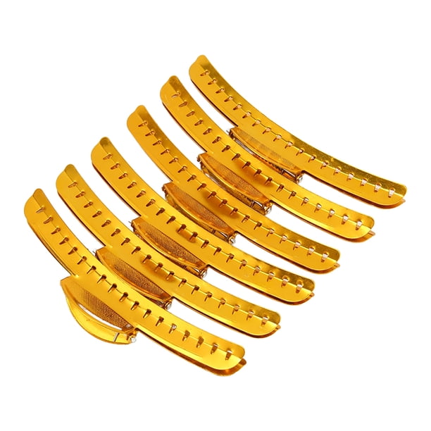 Pinzas para el cabello NikouMX 6 Clips de garra ABS antideslizantes