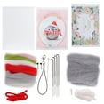 thumbnail image 4 of Needle Felting Starter Kit, Portable Eco-friendly Wool Needle Felting Kit  For Ute Animal Plush Doll DIY Making Material For Beginners 111# Energy Office Worker,112# Energy, 4 of 8