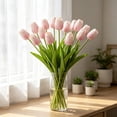 thumbnail image 3 of HWRETIE Artificial Tulips 7 Colors,touch Faux Flowers for Home,Wedding,Floral Arrangement,Mini Singles, 3 of 6