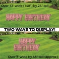 thumbnail image 2 of VictoryStore Rose Gold Sparkle EZ Happy Birthday Display, Rose Gold Glitter Easy Setup Birthday Decorations, 19876, 2 of 9