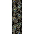 thumbnail image 1 of HomeRoots 352798 2 ft. 6 in. x 8 ft. Runner Wool Black Area Rug, 1 of 1