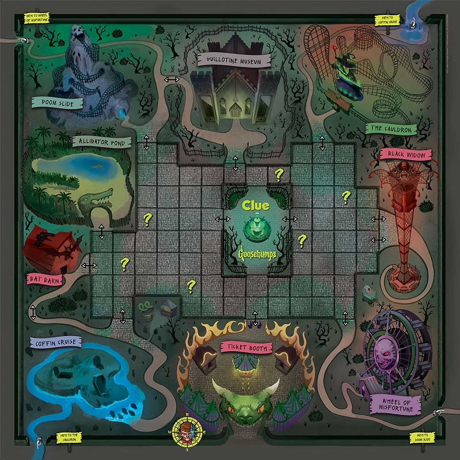Goosebumps Clue Board Game